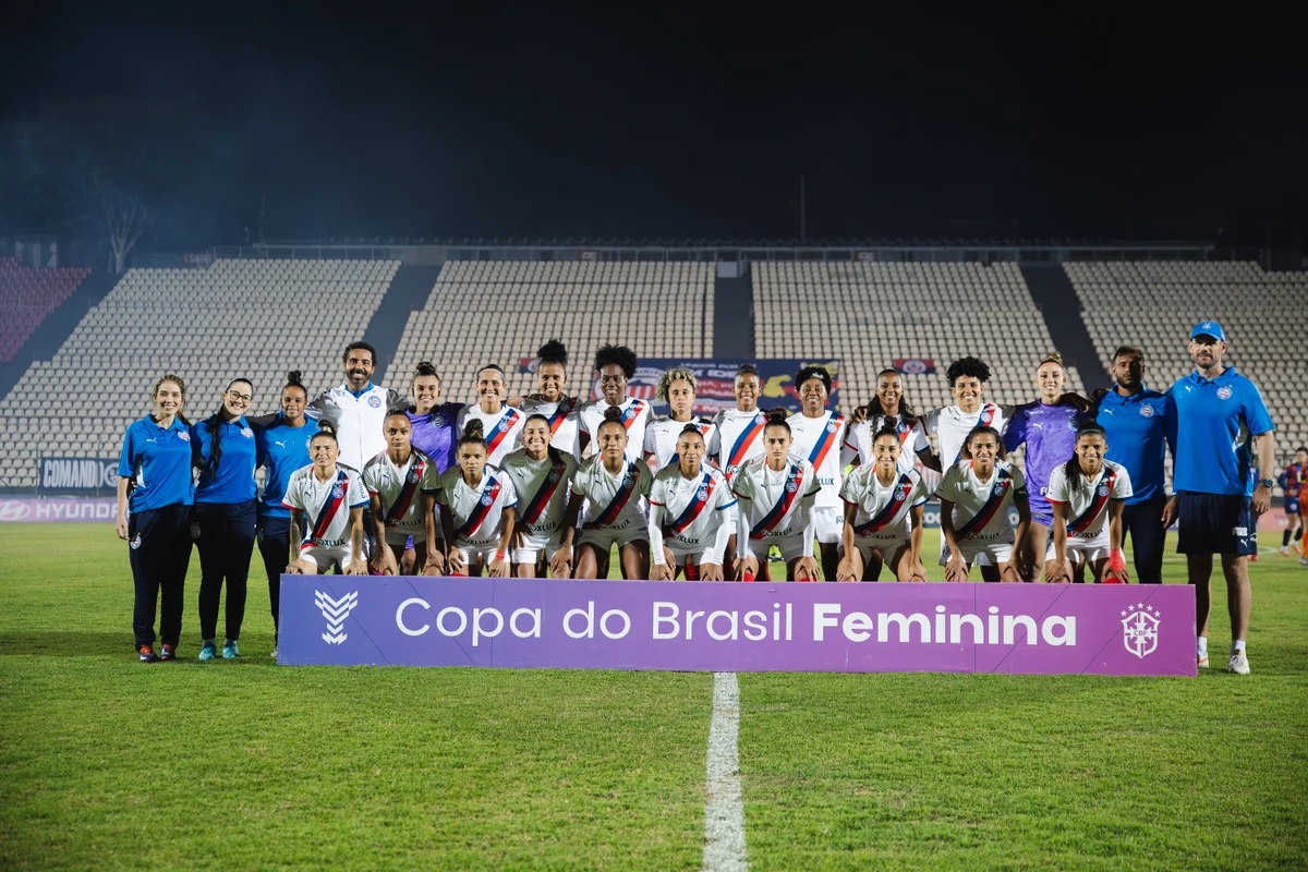 Bahia encara o São Paulo nas quartas de final da Copa do Brasil feminina 