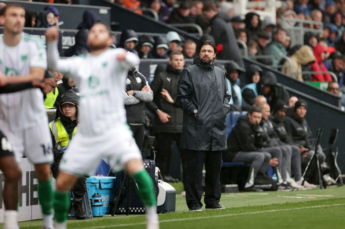 Leicester City Manager Russell Martin