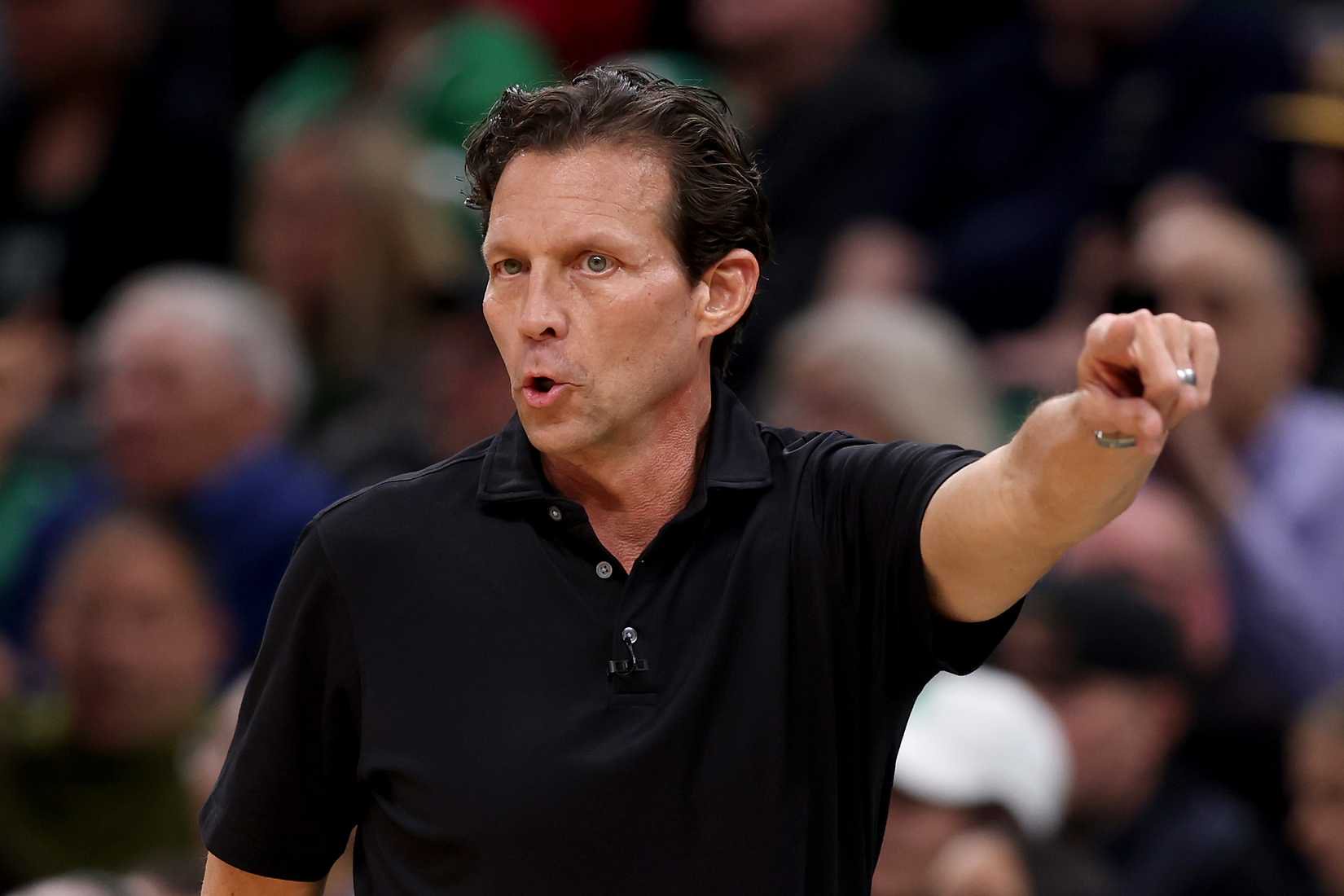 Atlanta Hawks head coach Quin Snyder