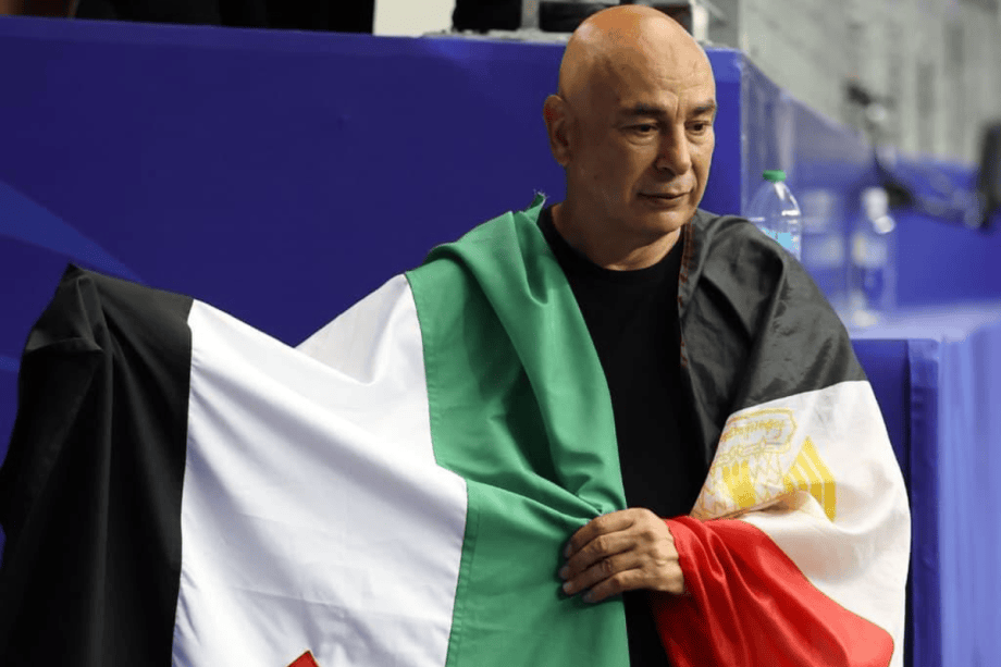 Egypt coach Hossam Hassan reaffirmed his support for the Palestinian people