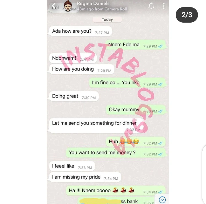 Actress Regina Daniels Gets a Dinner Gift of 5million Naira From Her Mother  F75be2f16cef4627b044664e39bad42d?quality=uhq&format=webp&resize=720