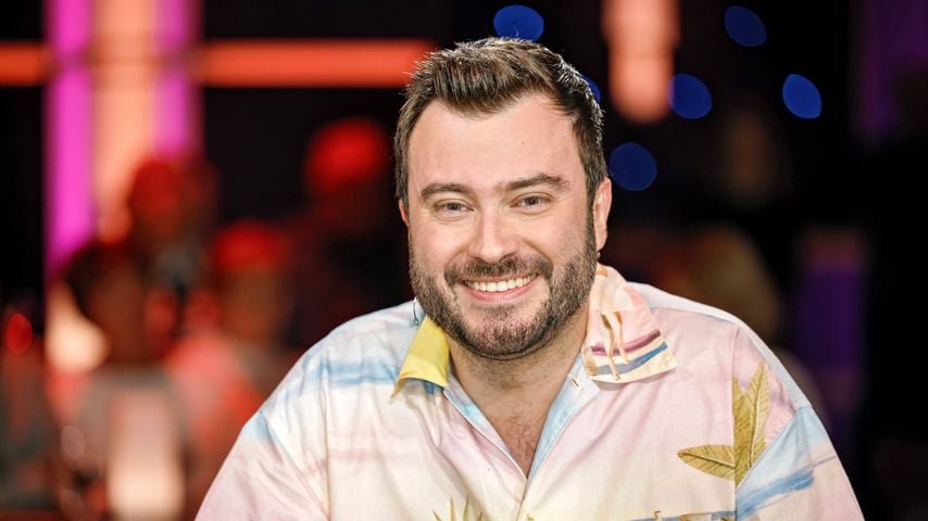 Sebastian Klussmann bei der Aufzeichnung der MDR-Talkshow "Riverboat", November 2023