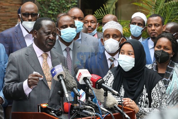 Deputy President William Ruto and ODM leader Raila Odinga in 2018.