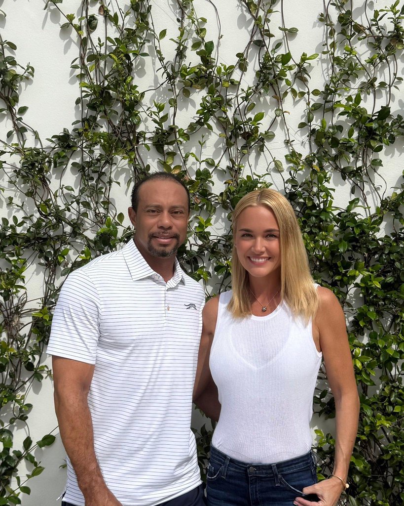Tiger Woods posted this photo with Vanessa Trump hard-launching their relationship in March 2025. 