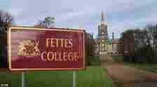 Dr Coshan taught at Fettes College (pictured) between 1972 and 2005