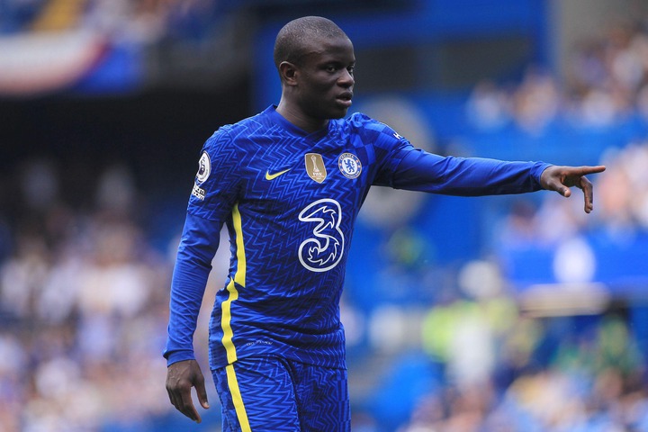 Kante is set to come off the bench after missing most of pre-season