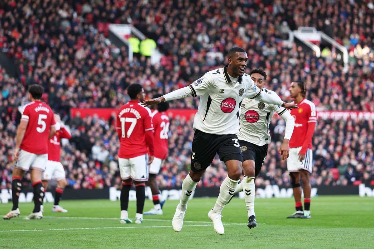 Rayan scored Bournemouth's opener as their stellar record at Old Trafford continued