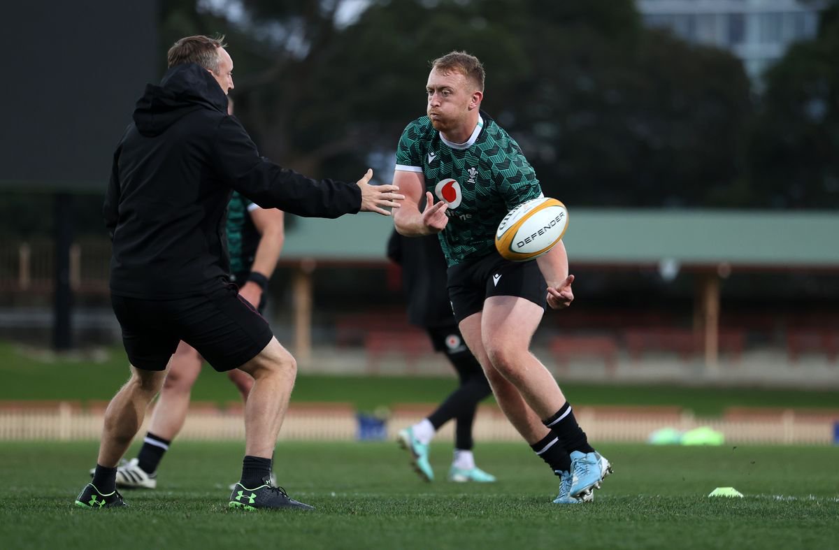 Tommy Reffell during training