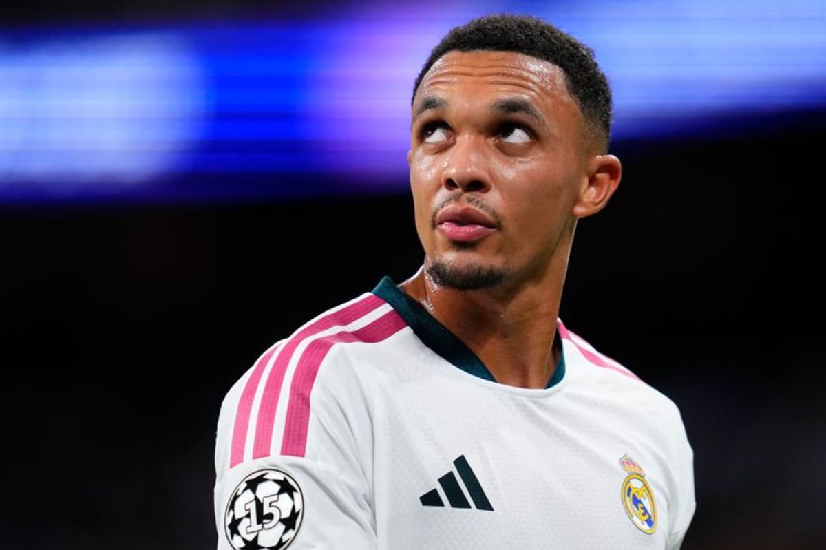 Trent Alexander-Arnold right-back of Real Madrid and England during the UEFA Champions League 2026/27 League Phase MD1 match between Real Madrid C.F. and FC Internazionale Milano at Estadio Santiago Bernabeu on September 8, 2026 in Madrid, Spain. (Photo by Jose Breton/Pics Action/NurPhoto via Getty Images)