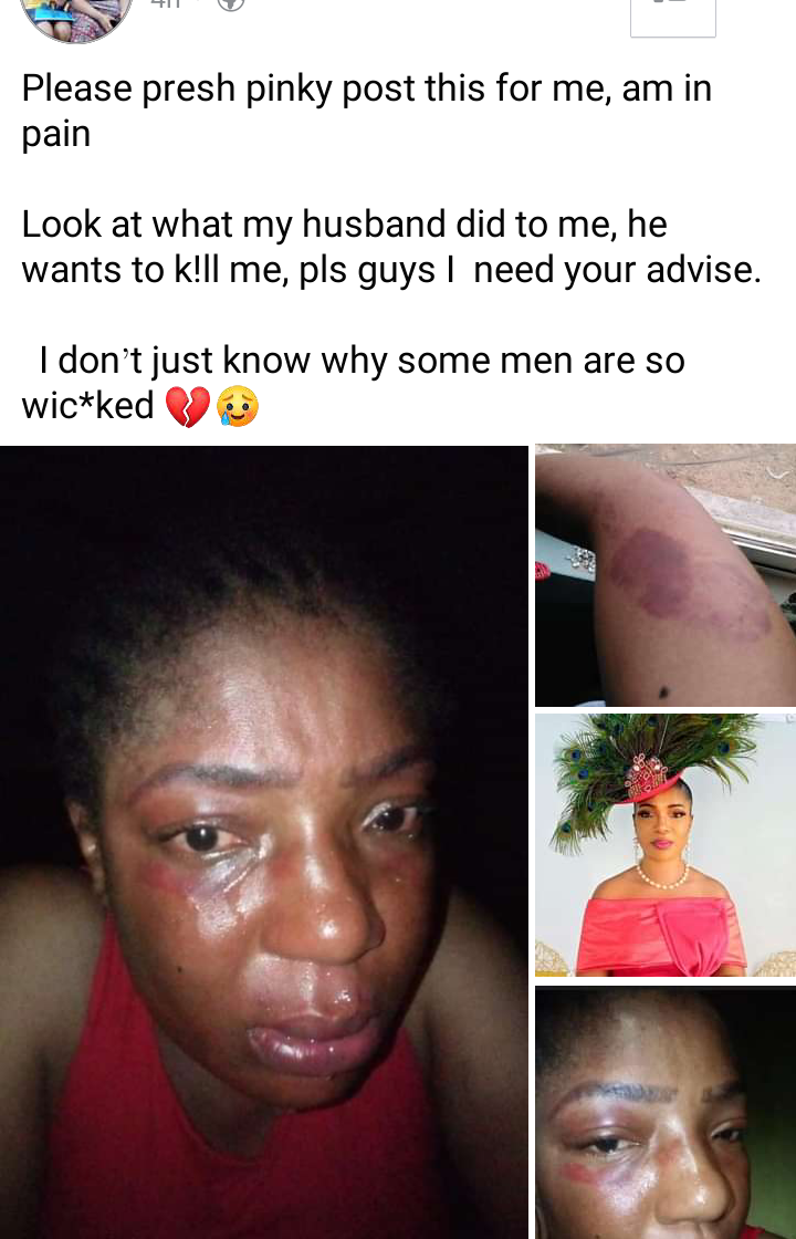 "Run For Your Life": Reactions As Lady Seeks Advice To Leave Her Violence Husband