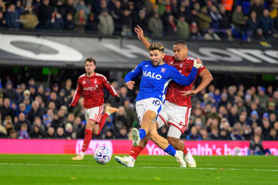 Enciso on target as Ipswich Town earn point against Nottingham Forest