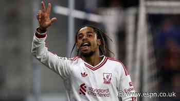 Barcola nets hat trick for 1st Liverpool goals in 6-goal Champions League thrashing