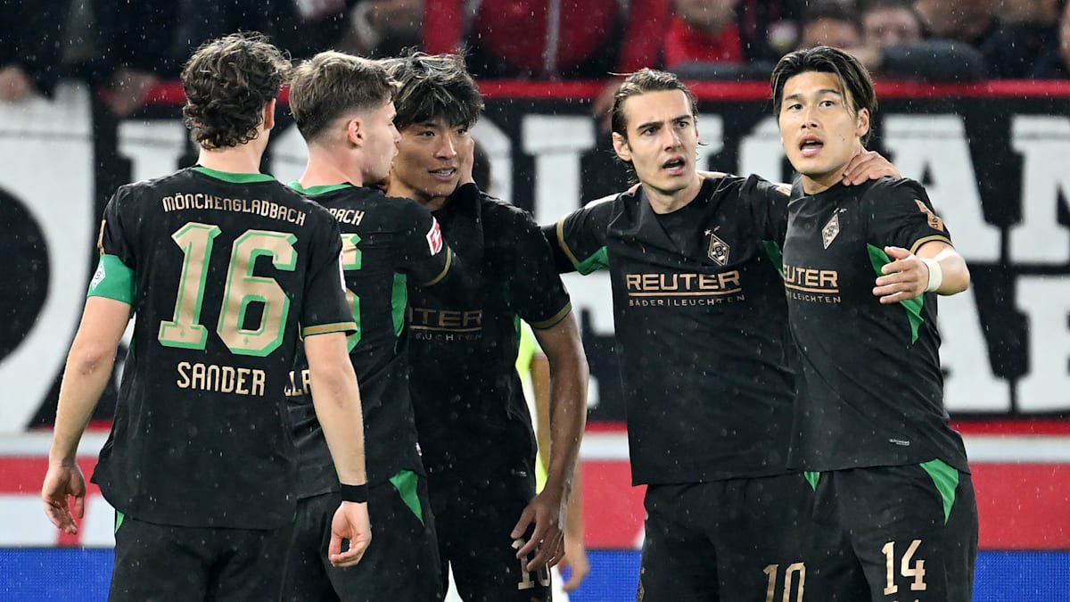 Gladbach defeats Stuttgart 3-2 for first win of season