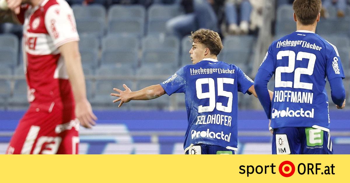Hartberg defeats Grazer AK 4-0 as Hoffmann scores twice