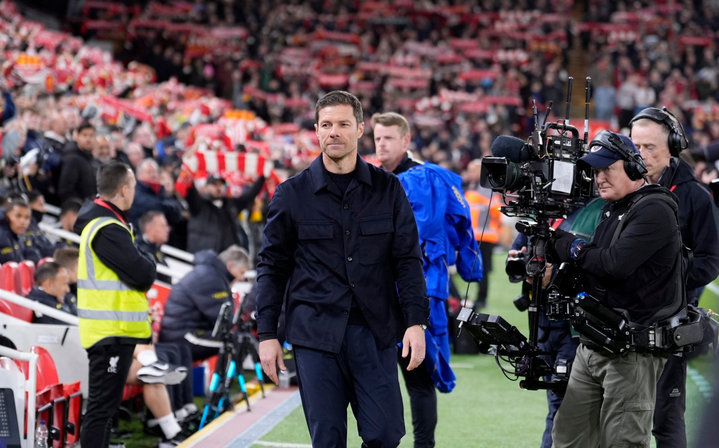 Chelsea manager Xabi Alonso ahead of the Carabao Cup, fourth round match at Anfield, Liverpool.