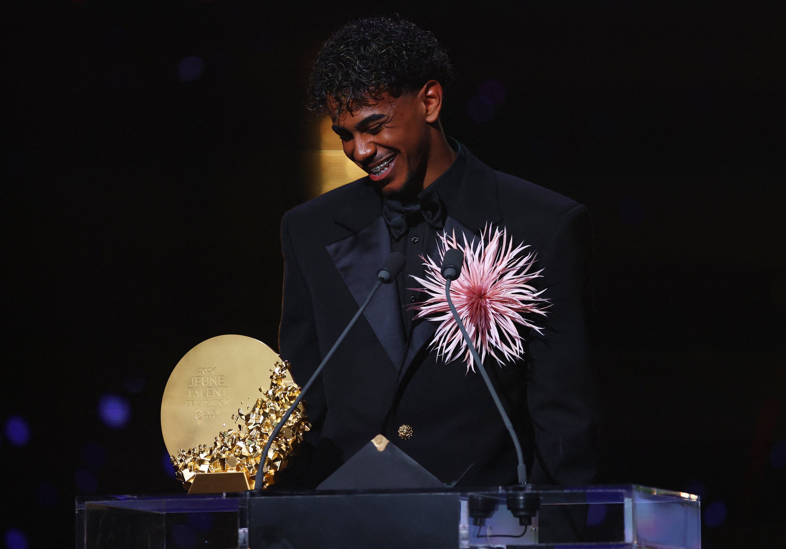 Lamine Yamal was named young talent of the year in the men’s game