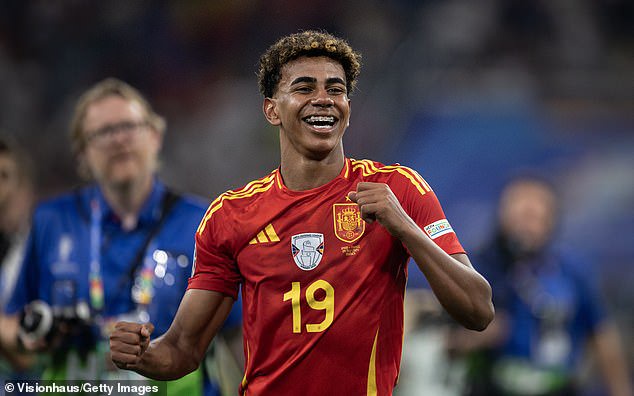 Spanish wonderkid Lamine Yamal has impressed at Euro 2024 despite his tender age