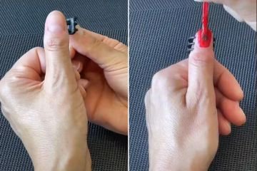 You’ve been painting your nails wrong – a hair clip stops polish getting messy