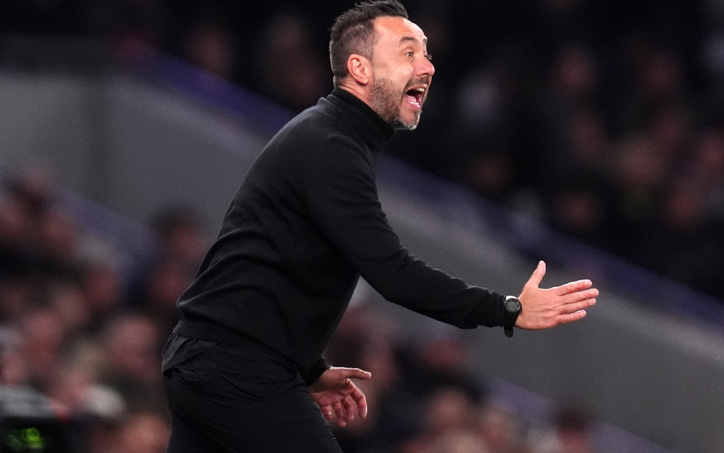 Tottenham Hotspur manager Roberto De Zerbi