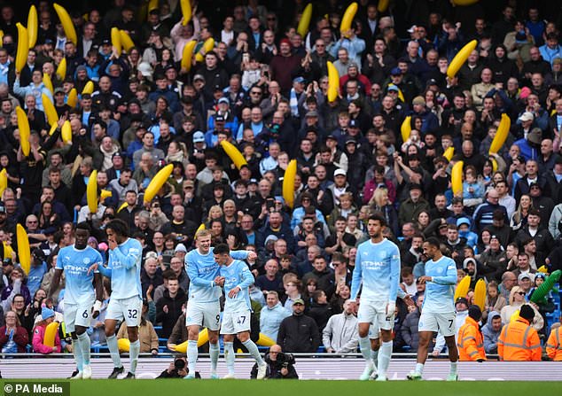 City have won their first seven Premier League games of the season (Martin Rickett/PA)
