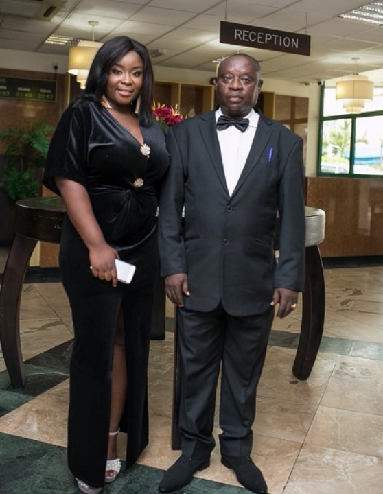 Photos: See how close Maame Serwaa and her father have become 3-year- after her mother died