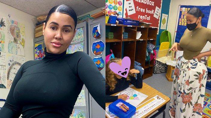 Ibu guru di New Jersey dikritik karena dinilai terlalu seksi.