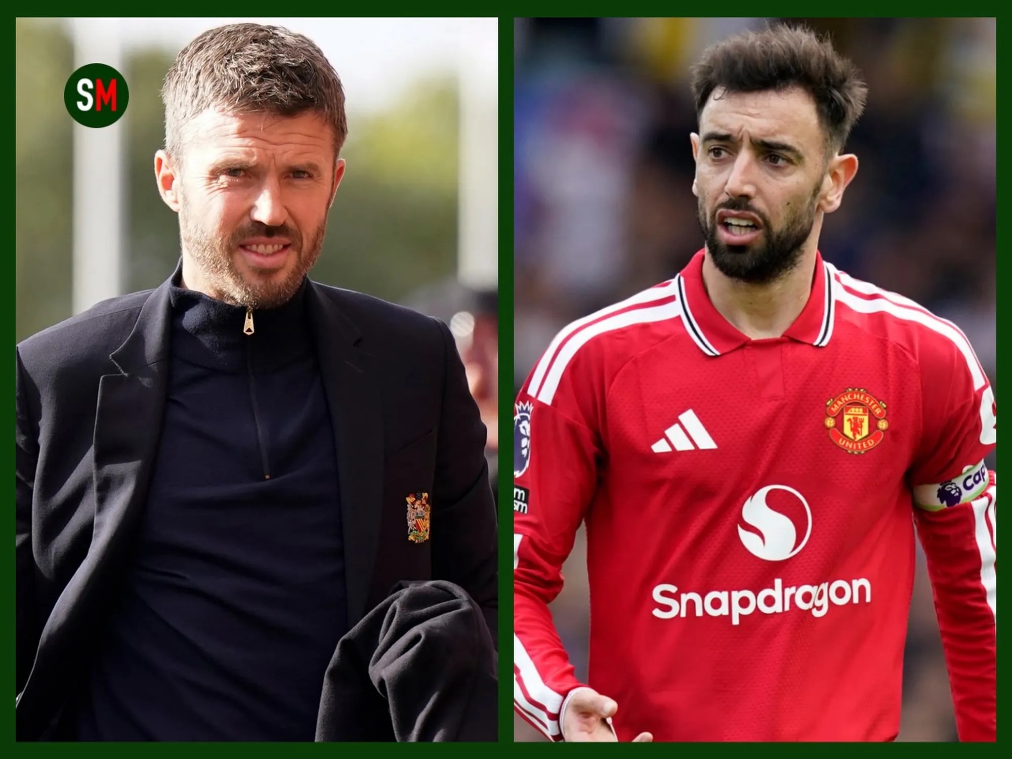 "Pure football" - Carrick explains Fernandes demotion for Man Utd-Bournemouth