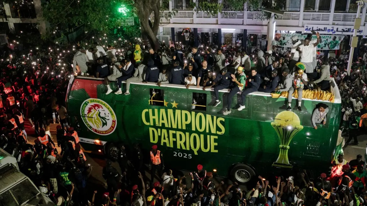 Senegal celebrou a conquista da CAN, apesar de ter sido atribuída na secretaria a Marrocos