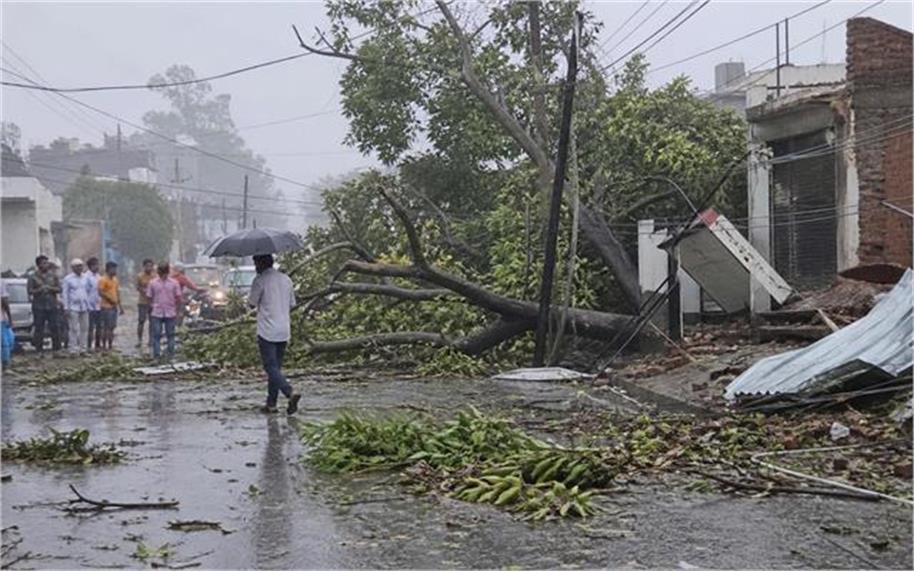 lucknow news 111 people died due to storm and rain in uttar pradesh