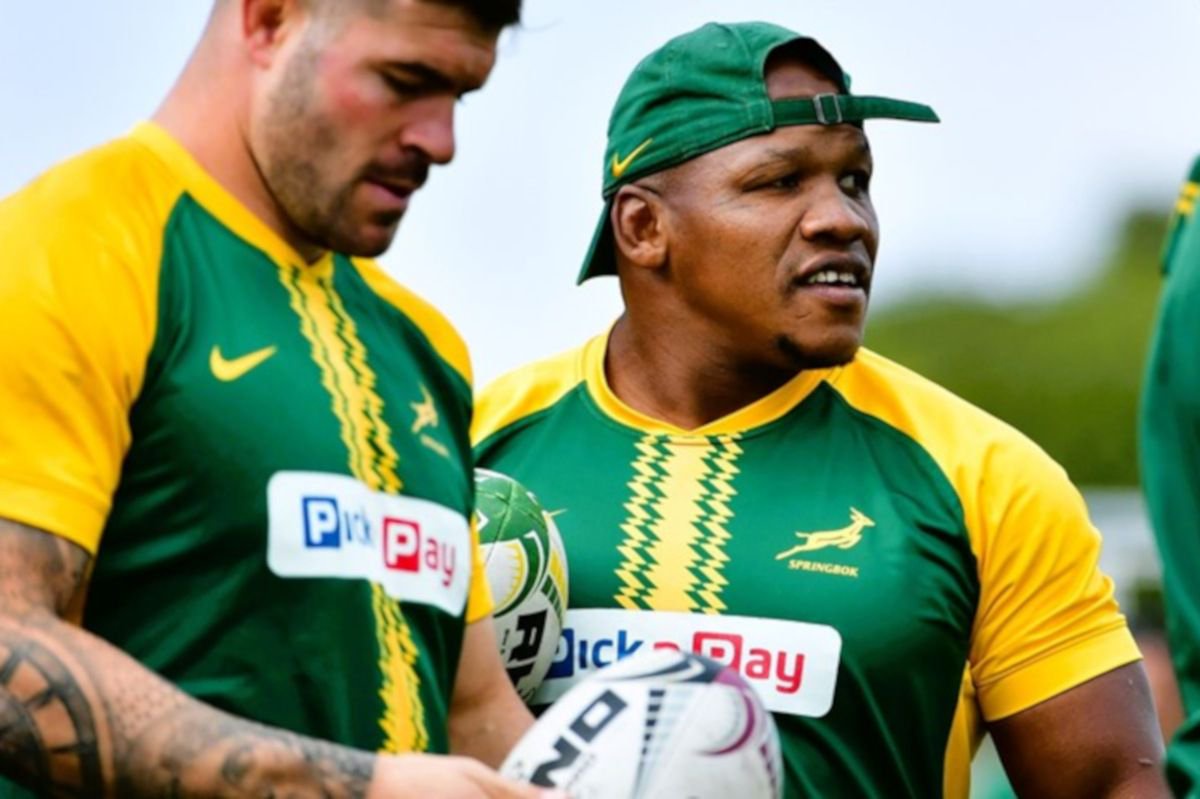 bongi mbonambi springboks training world cup