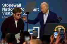 Joe Biden followed up his day on defense after his disastrous debate performance by adding some star power to his cause, joining pop icon Elton John at an event