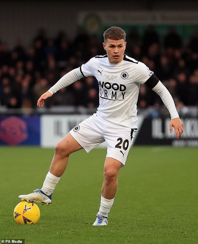 Boreham Wood´s Zak Brunt scored twice in a comfortable win over Fylde (Bradley Collyer/PA)