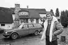 And for Rock gods: Ozzy Osborne pictured with his Volvo estate in November 1982. Volvos weren't cool then, despite the Black Sabbath singer raising its profile as an unusual choice for a rock star