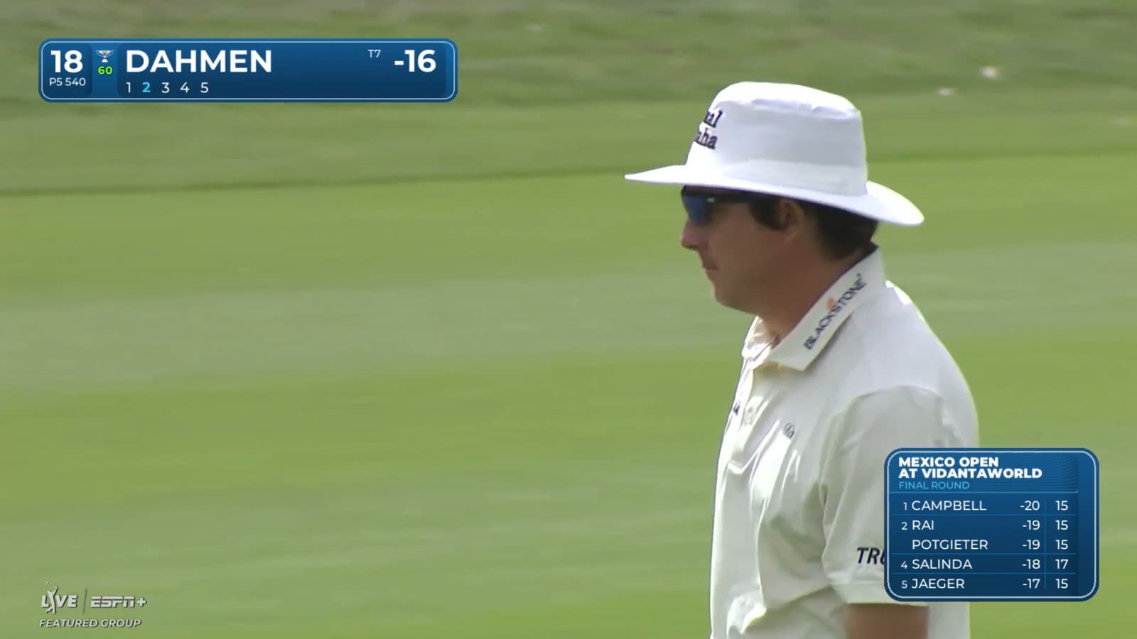 Joel Dahmen converts birdie at Mexico Open