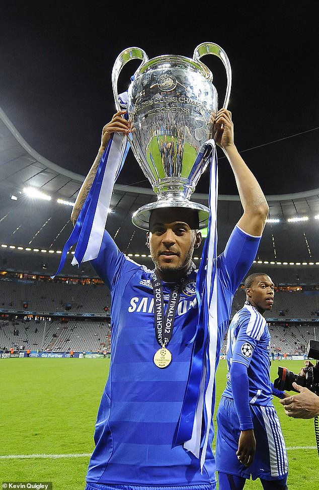 Bertrand, 37, retired from football in 2024 after playing for Chelsea, Southampton and Leicester