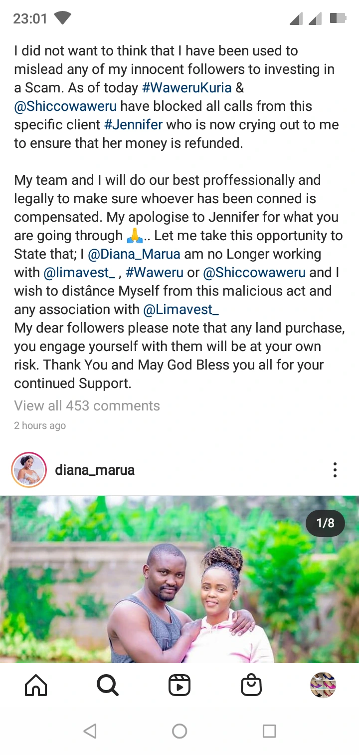 How Diana Marua Bahati Scammed Her Fans Through Limavest. –  NAIROBIminiBLOGGERS