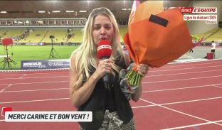 L’Equipe TV : Carine Galli fait ses adieux en direct à la chaîne avec une pensée émue pour Didier Roustan