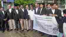 bengaluru lawyers protest against new criminal laws