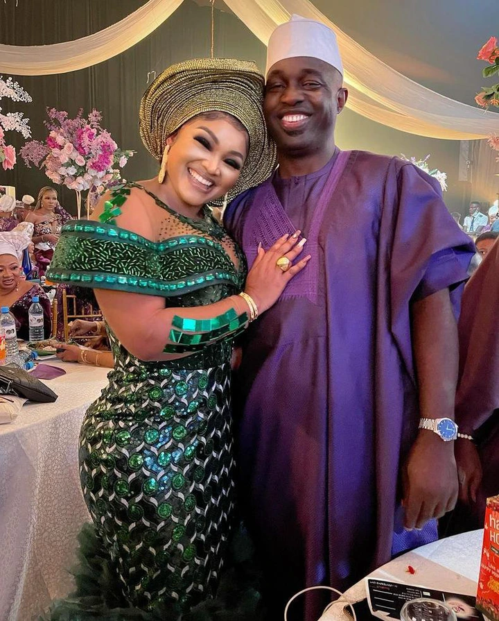 Mercy Aigbe and her new man Adeoti Kazim [Instagram/RealMercyAigbe]