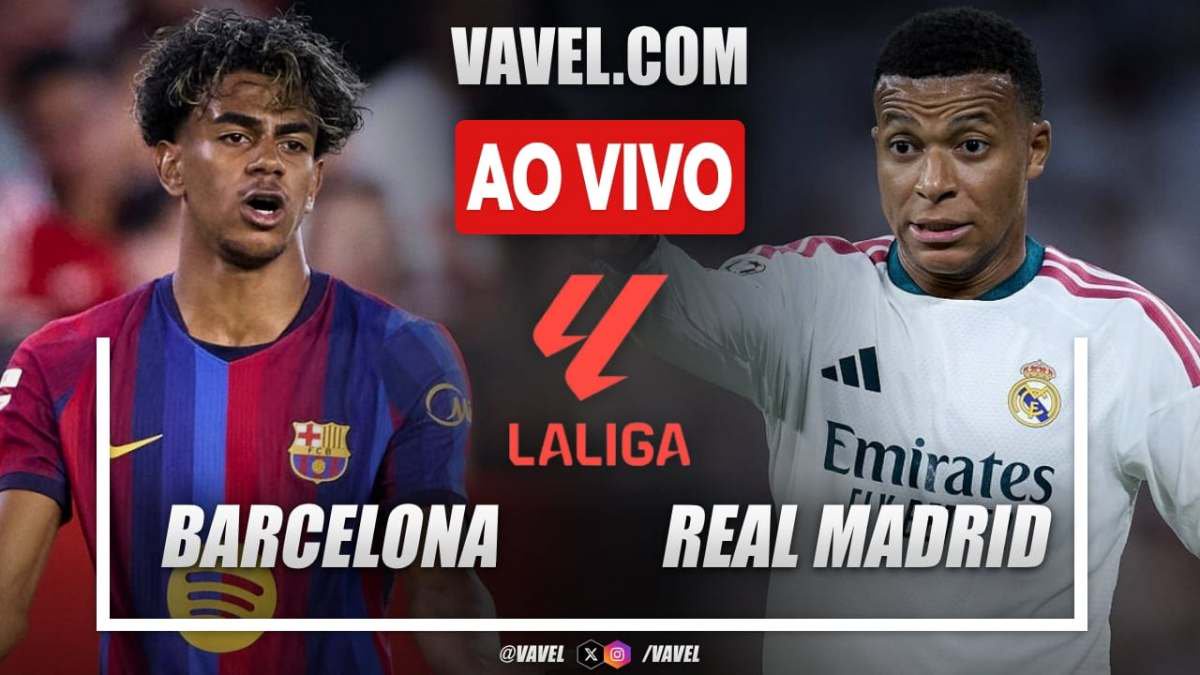 Barcelona x Real Madrid AO VIVO, jogo em tempo real em LaLiga