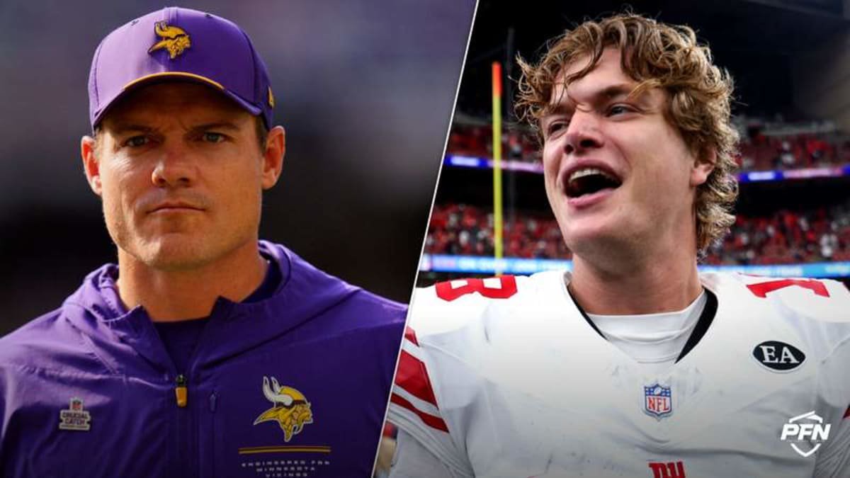 'Worst QB Evaluator,' 'Need a Referendum on QB Guru' — NFL Fans Mock Vikings HC Kevin O'Connell as J.J. McCarthy Leads Giants to Win vs. Texans