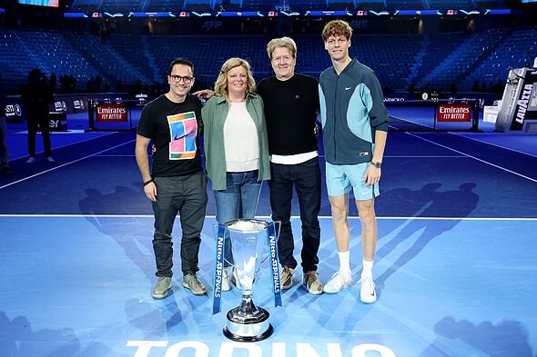 Jannik Sinner family ATP Finals 2024 - Day 8