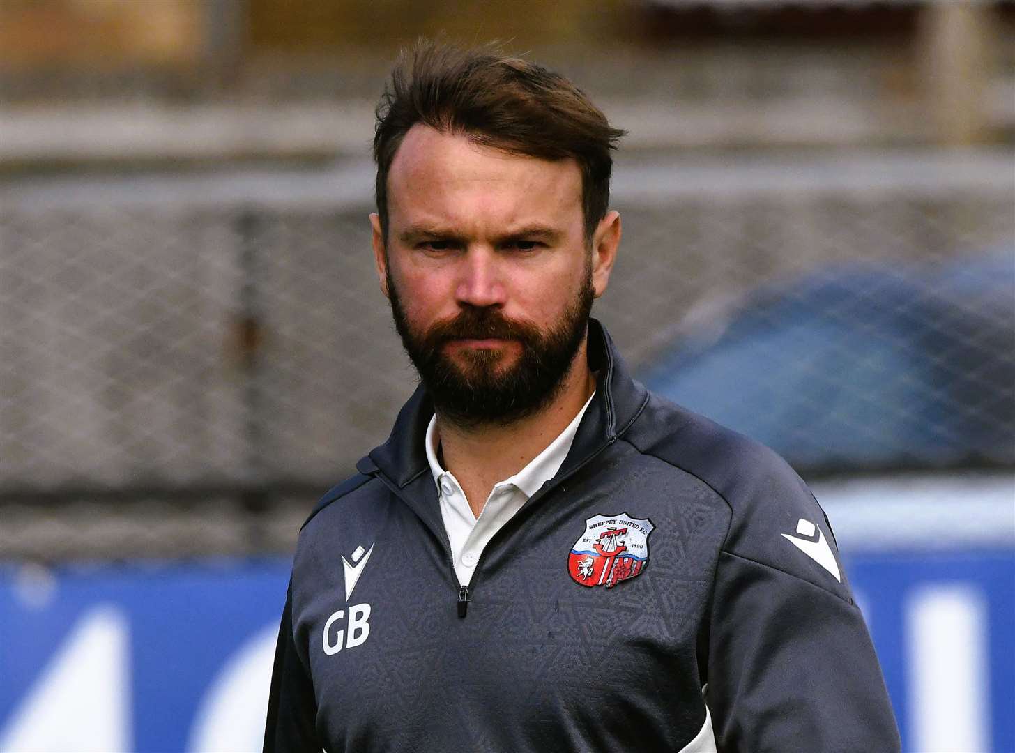 Sheppey United joint-manager George Batten was disappointed with his side’s second half display at Margate Picture: Marc Richards