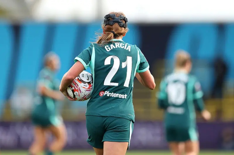 Olivia Garcia of Brighton & Hove Albion returns to the centre-spot