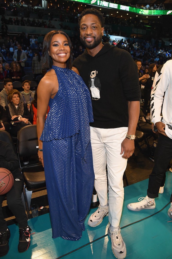 Gabrielle Union and Dwyane Wade attend the 2019 State Farm All-Star Saturday Night on February 16, 2019, in Charlotte, North Carolina. | Source: Getty Images