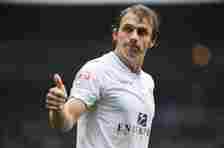 Stephen Warnock of Leeds during Sky Bet Championship match between Leeds United and Huddersfield Town at Elland Road Stadium on September 20, 2014 ...