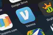 venmo app on a screen, modern tech