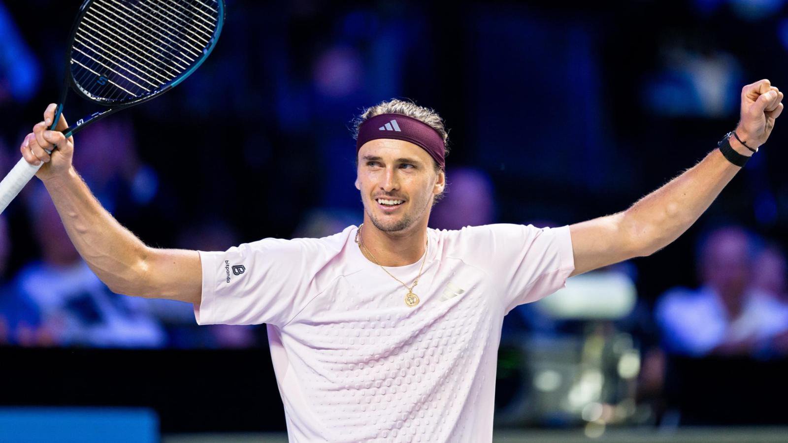 Alexander Zverev bei der ATP-Tour in der ersten Runde