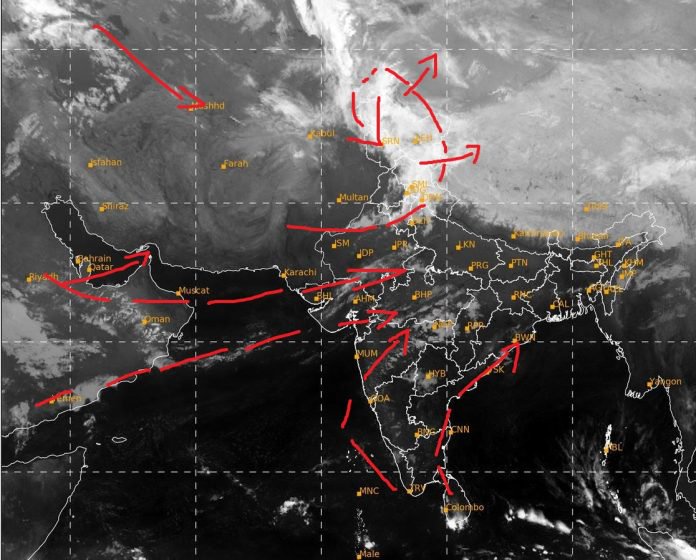 अप्रैल माह में दिल्ली में फिर होगी बारिश