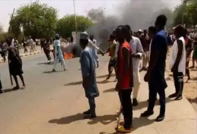 Nigerian Student, Deborah Burnt Alive For Blasphemy In Sokoto (Video)
